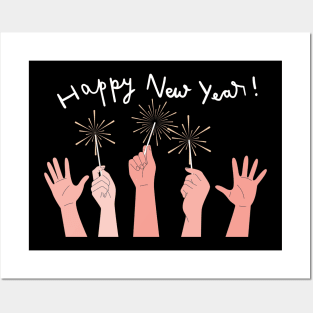 Happy New Year Posters and Art